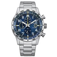 Watch Citizen Man Of Crono Aviator in Steel CA0790-83L - CA0790-83L